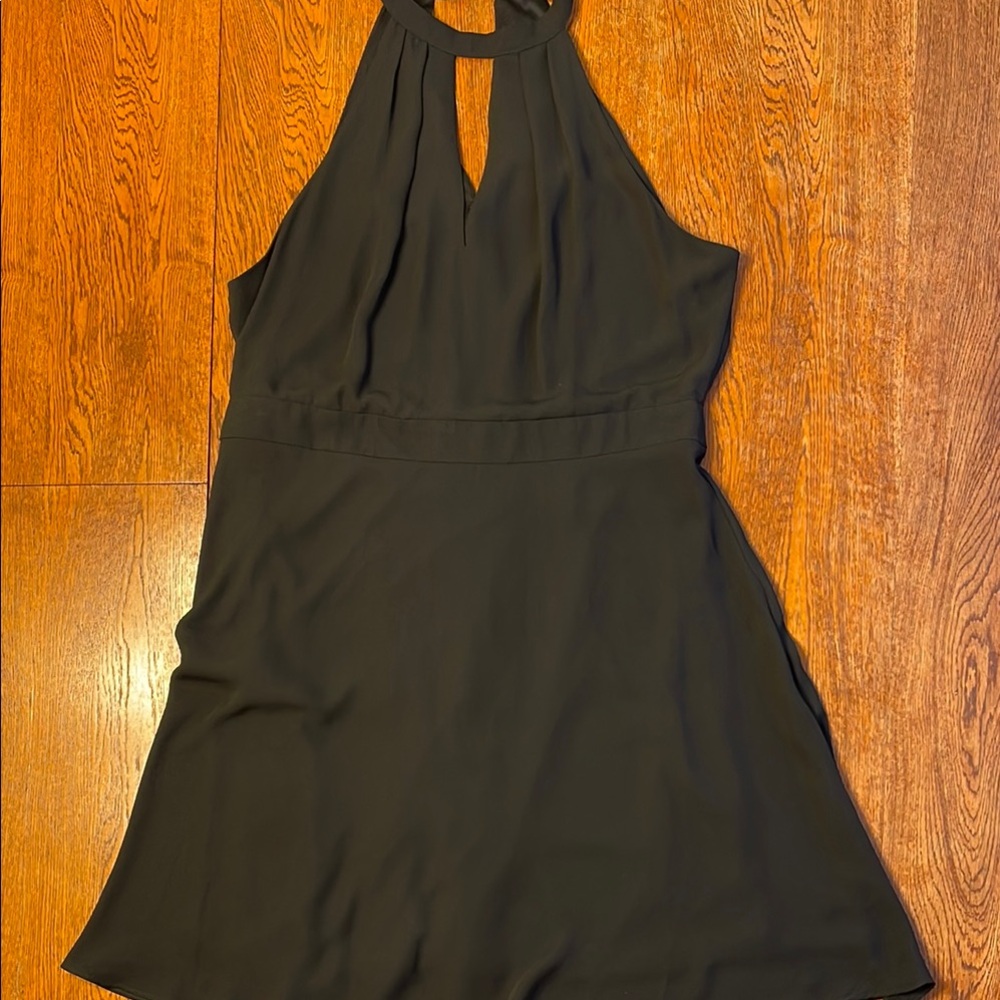 Elegant Express Black Halter Dress